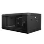 Lanberg Armario Mural Rack 19 pulgadas 4U WF01-6604-10B Negro